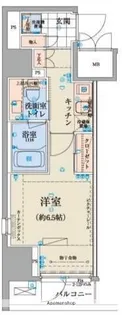 リヴシティ日本橋ネクステシア【5階】の間取り