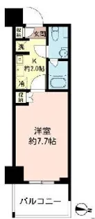 MFPRコート木場公園【13階】の間取り