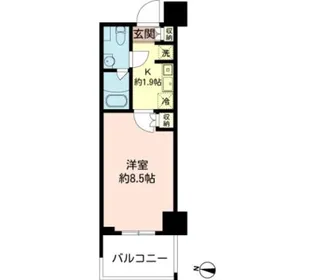MFPRコート木場公園【13階】の間取り