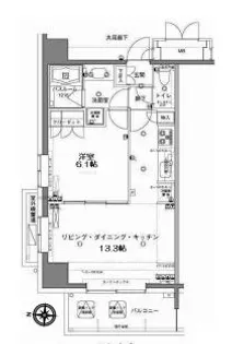 MFPRコート木場公園【4階】の間取り