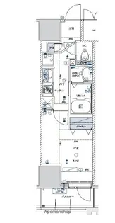 ライジングプレイス亀戸【7階】の間取り