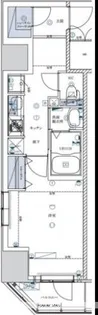 ライジングプレイス亀戸【4階】の間取り
