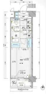 アクサス東京イースト【8階】の間取り