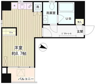 レオーネ三越前【3階】の間取り