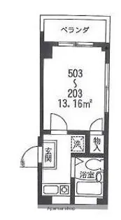 シャンテ東陽町【3階】の間取り