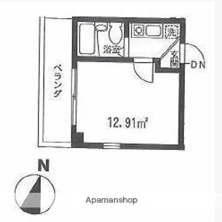 東京都江東区東陽1丁目【マンション】の間取り