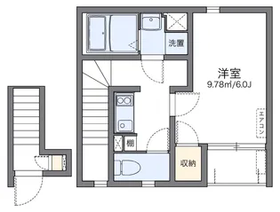 レオネクスト東浅草【2階】の間取り