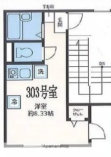 ファーストホーム森下【3階】の間取り