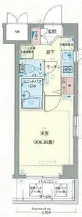 ヴェルト木場マリナコート【6階】の間取り