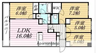 リゾセントラルコート東陽町【9階】の間取り