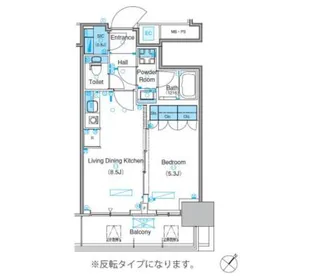 パークアクシス豊洲キャナル【14階】の間取り