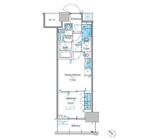 パークアクシス豊洲キャナル【4階】の間取り