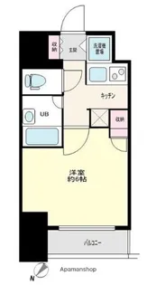 ドルチェ日本橋浜町・壱番館【5階】の間取り