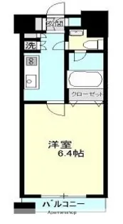 KDXレジデンス森下千歳【10階】の間取り