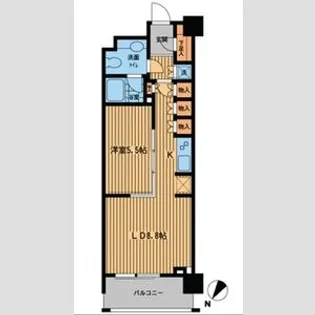 プライムアーバン日本橋横山町【3階】の間取り