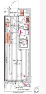 アルテシモレーヴ【7階】の間取り