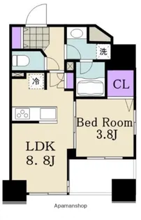 東京都墨田区江東橋1丁目【マンション】の間取り