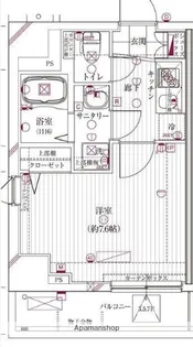 ガリシア清澄白河【3階】の間取り