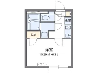 レオネクストツリーサイド【2階】の間取り