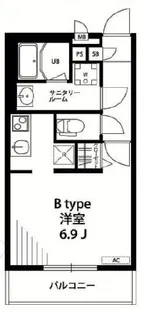 リブリ・リトルズ豊洲【3階】の間取り
