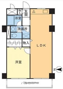 ノートス扇橋【3階】の間取り