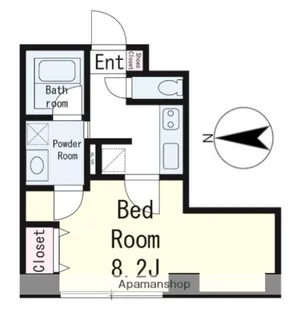 グランメール月島【2階】の間取り