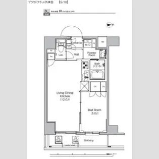 プラウドフラット外神田【10階】の間取り