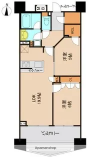 クレアトール両国【7階】の間取り