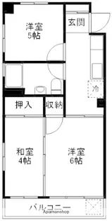 寺田マンション【3階】の間取り