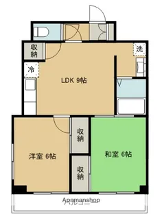 第5ママダビル【5階】の間取り