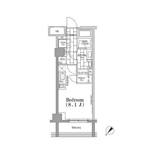 ONE ROOF FLAT TSUKISHIMA【3階】の間取り