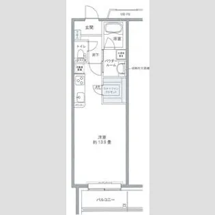 プライムアーバン豊洲【4階】の間取り