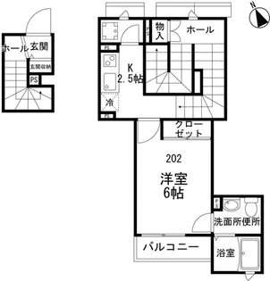 東京都墨田区墨田3丁目【アパート】の間取り