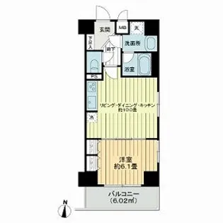 デュオ・スカーラ麹町【3階】の間取り