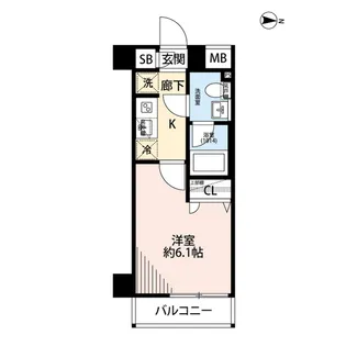 プレール・ドゥーク豊洲スクエア【2階】の間取り