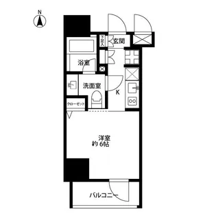 プレール・ドゥーク亀戸Ⅴ【6階】の間取り