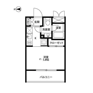 プレール・ドゥーク亀戸Ⅴ【7階】の間取り