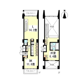 N3ユニテ【6階】の間取り