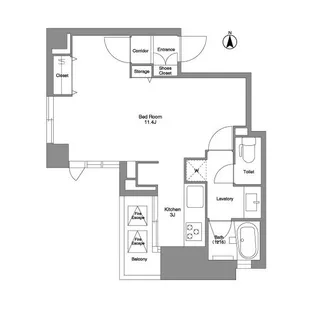 コンフォリア二番町【6階】の間取り