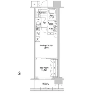 コンフォリア秋葉原EAST【10階】の間取り