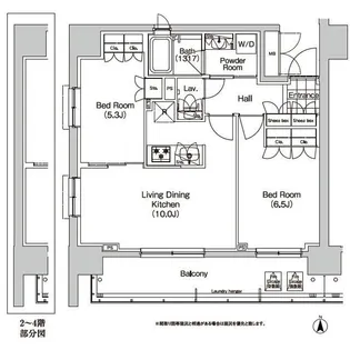 コンフォリア秋葉原EAST【4階】の間取り