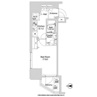 コンフォリア上野入谷【9階】の間取り