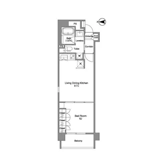 コンフォリア西麻布【3階】の間取り