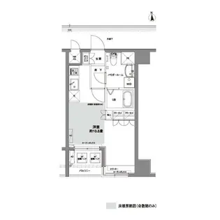 コンフォリア芝公園【4階】の間取り