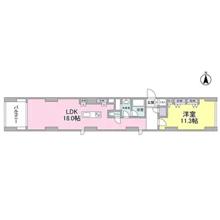 天王洲テラス【10階】の間取り