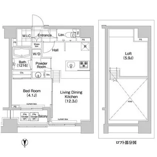 コンフォリア新川【9階】の間取り