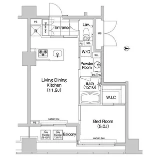 コンフォリア新川【10階】の間取り