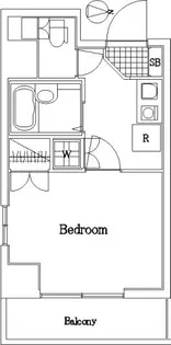 エクセリア茗荷谷【201号室】の間取り