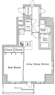 Nステージ両国【9階】の間取り