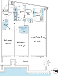 二番町テラス【9階】の間取り